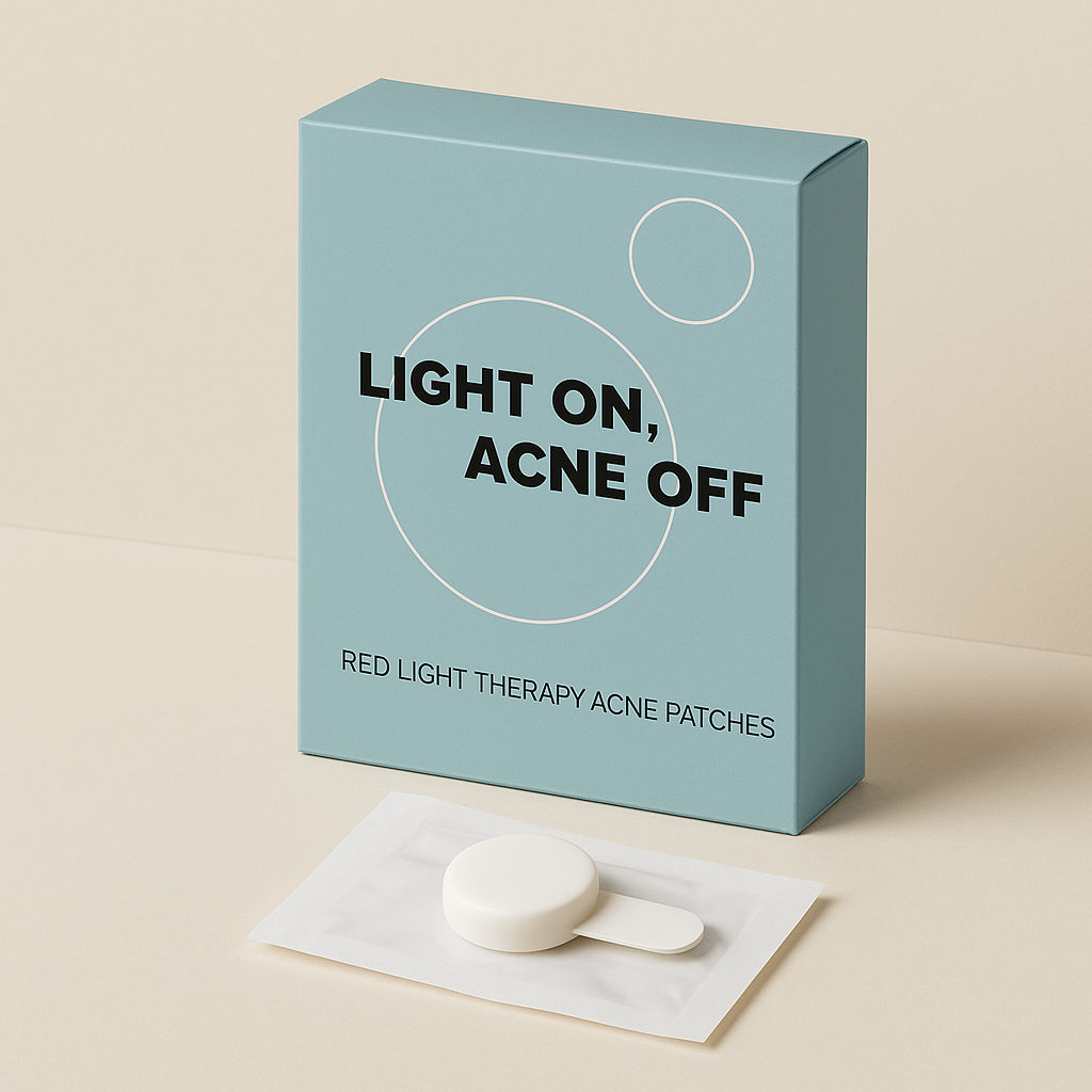 Red Light Therapy Electronic Acne Patches – 6 Pcs