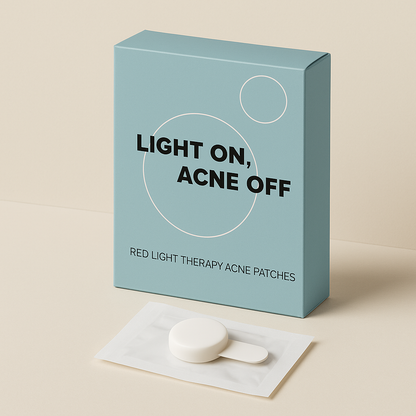 Red Light Therapy Electronic Acne Patches – 6 Pcs