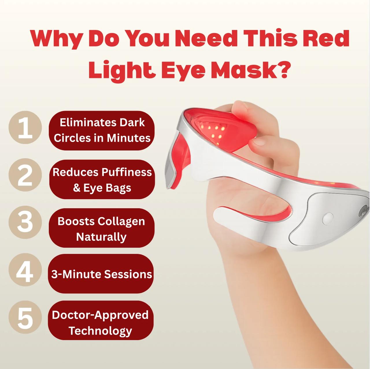 Red light Eye Massager